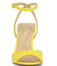 Jessica Simpson Davara Patent Ankle Wrap Dress Sandals