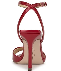 Jessica Simpson Davara Patent Ankle Wrap Dress Sandals