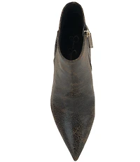 Jessica Simpson Debia Distressed Stiletto Booties
