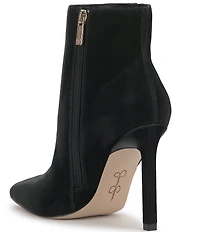 Jessica Simpson Debia Sateen Stiletto Booties