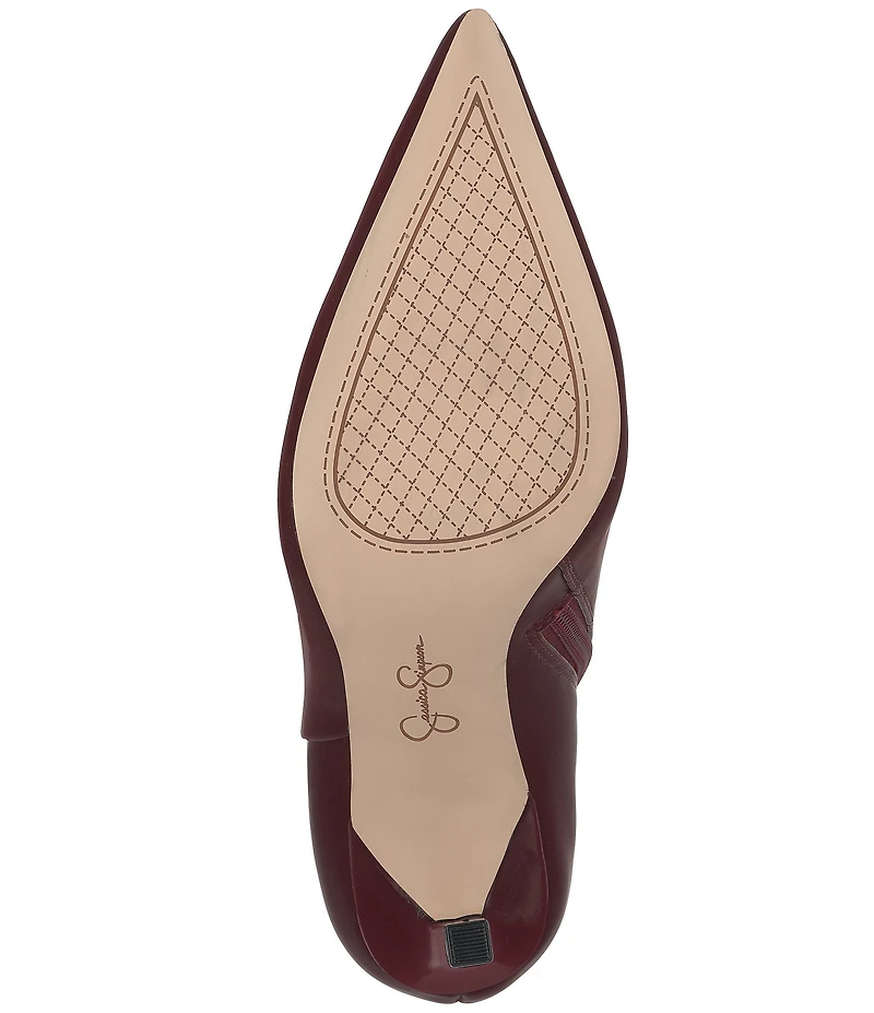 Jessica Simpson Debia Sateen Stiletto Booties