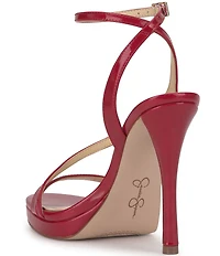 Jessica Simpson Dixia Metallic Asymmetrical Strap Dress Sandals