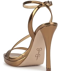 Jessica Simpson Dixia Asymmetrical Strap High Stiletto Dress Sandals