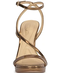 Jessica Simpson Dixia Asymmetrical Strap High Stiletto Dress Sandals