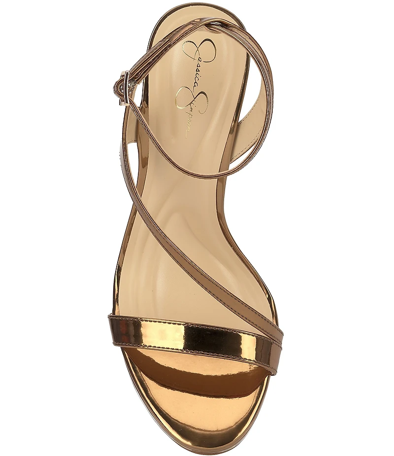 Jessica Simpson Dixia Asymmetrical Strap High Stiletto Dress Sandals