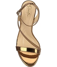 Jessica Simpson Dixia Asymmetrical Strap High Stiletto Dress Sandals