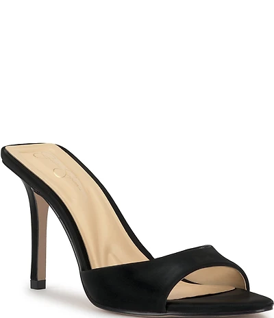 Jessica Simpson Dravie Cotton Stiletto Slide Dress Sandals
