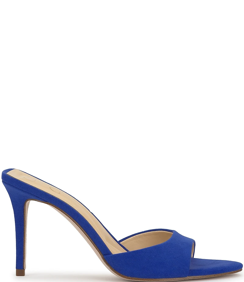 Jessica Simpson Dravie Faux Suede Stiletto Slide Dress Sandals