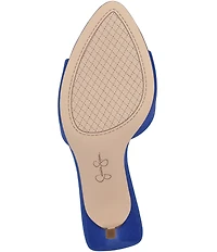 Jessica Simpson Dravie Faux Suede Stiletto Slide Dress Sandals
