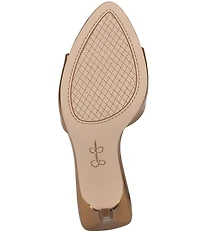 Jessica Simpson Dravie Metallic Stiletto Slide Dress Sandals