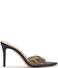 Jessica Simpson Dravie Vinyl Stiletto Slide Dress Sandals