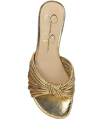 Jessica Simpson Dydra Embossed Knotted Flat Sandals
