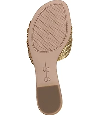 Jessica Simpson Dydra Embossed Knotted Flat Sandals