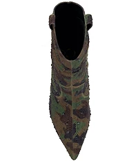 Jessica Simpson Evgena Camo Embellished Western Booties