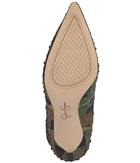 Jessica Simpson Evgena Camo Embellished Western Booties