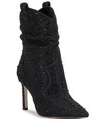 Jessica Simpson Evgena Embellished Western Booties