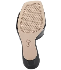 Jessica Simpson Evirra Patent Knotted Dress Slide Sandals