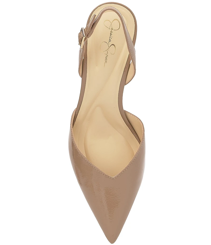 Jessica Simpson Fyvera Patent Slingback Pumps