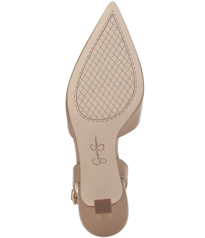 Jessica Simpson Fyvera Patent Slingback Pumps