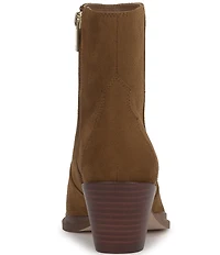 Jessica Simpson Helvona Faux Suede Western Booties