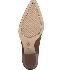 Jessica Simpson Helvona Faux Suede Western Booties