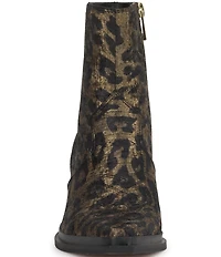 Jessica Simpson Helvona Leopard Print Western Booties