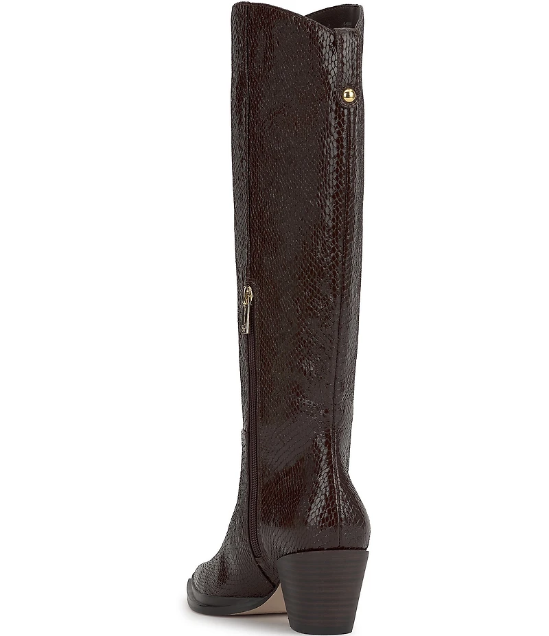 Jessica Simpson Hemmia Embossed Knee High Boots