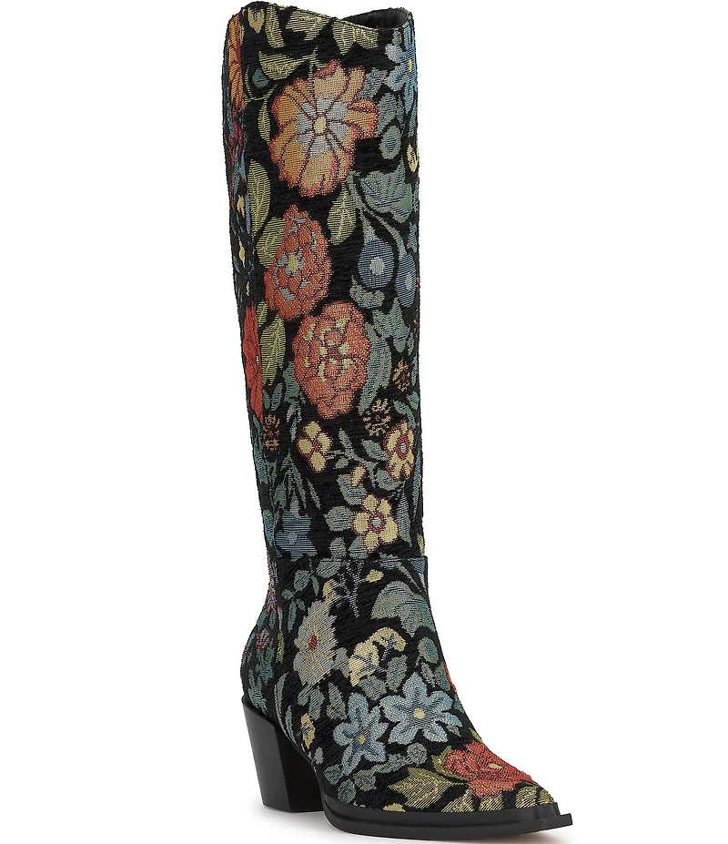 Jessica Simpson Hemmia Floral Tall Boots