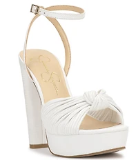 Jessica Simpson Immie Embossed Platform Dress Sandals