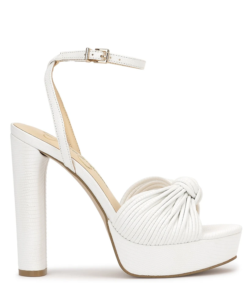 Jessica Simpson Immie Embossed Platform Dress Sandals