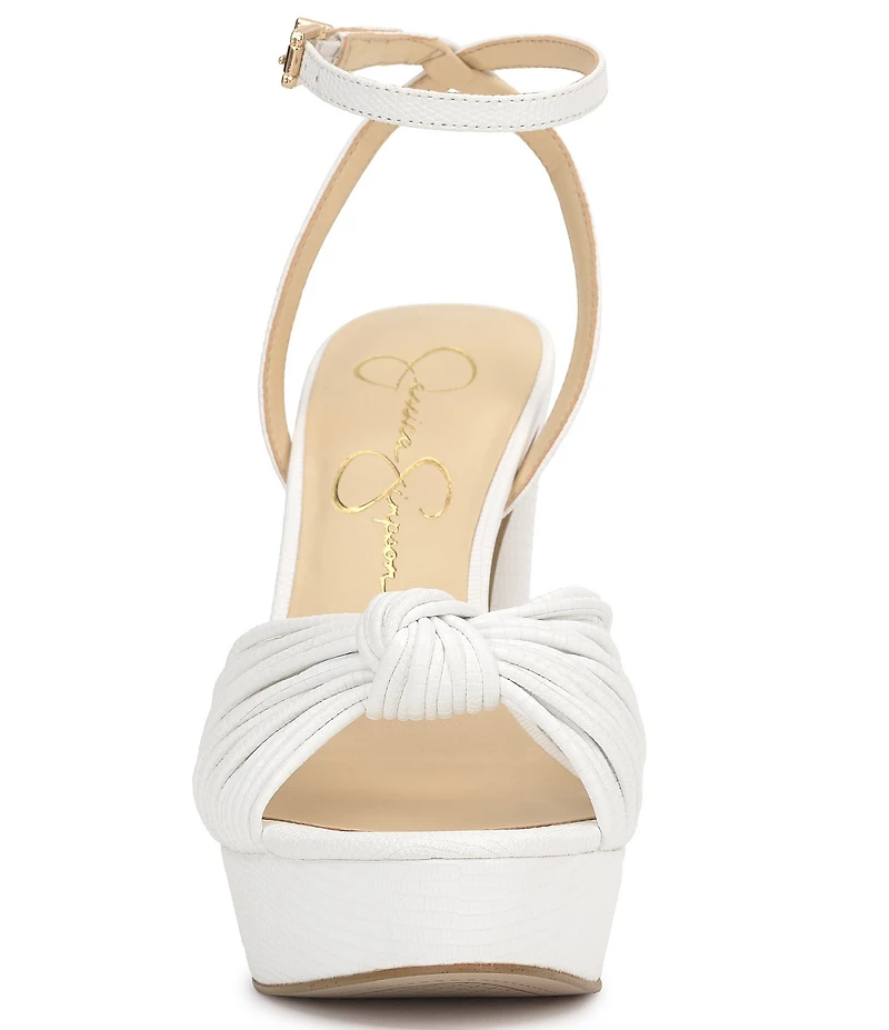 Jessica Simpson Immie Embossed Platform Dress Sandals
