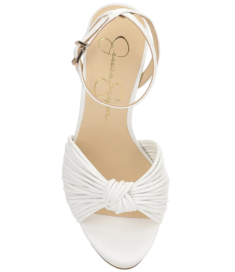 Jessica Simpson Immie Embossed Platform Dress Sandals