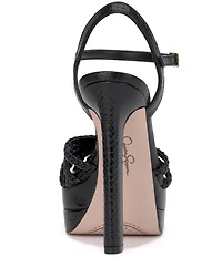 Jessica Simpson Inaia Braided Embossed Platform Pumps