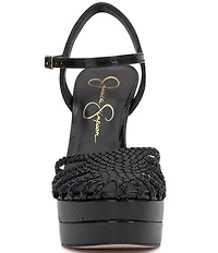 Jessica Simpson Inaia Braided Embossed Platform Pumps
