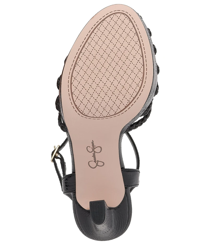 Jessica Simpson Inaia Braided Embossed Platform Pumps