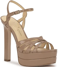 Jessica Simpson Itzari Patent Double Platform Dress Sandals