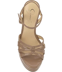 Jessica Simpson Itzari Patent Double Platform Dress Sandals