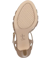 Jessica Simpson Itzari Patent Double Platform Dress Sandals