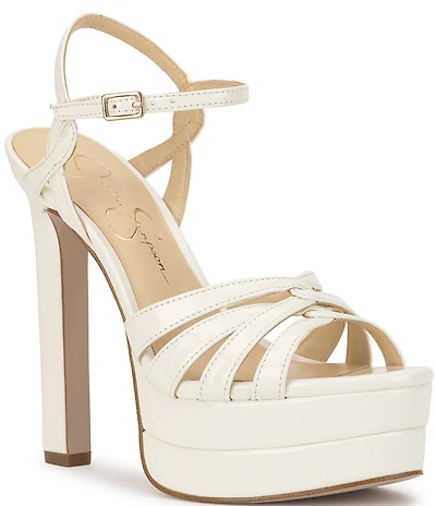 Jessica Simpson Itzari Patent Double Platform Dress Sandals