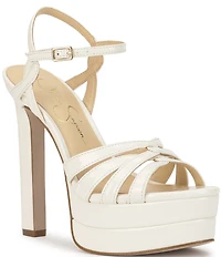 Jessica Simpson Itzari Patent Double Platform Dress Sandals