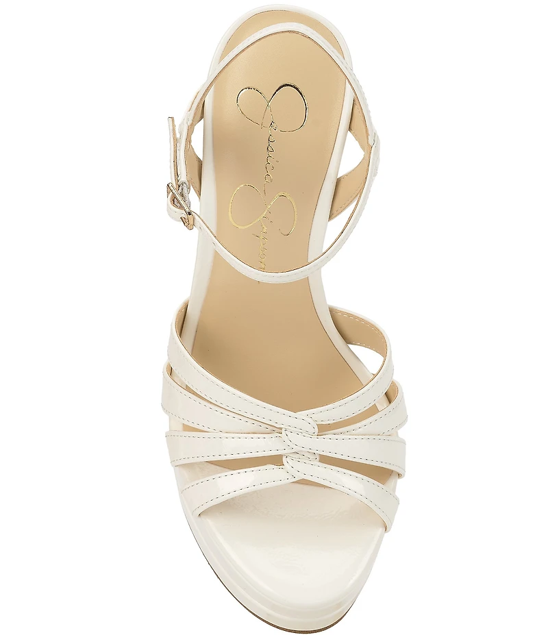Jessica Simpson Itzari Patent Double Platform Dress Sandals