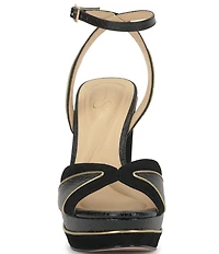 Jessica Simpson Ivrae Embossed Platform Dress Sandals