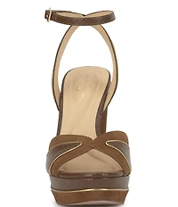 Jessica Simpson Ivrae Embossed Platform Dress Sandals