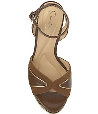 Jessica Simpson Ivrae Embossed Platform Dress Sandals