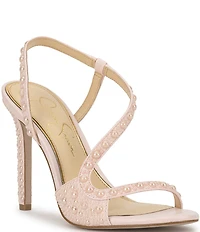 Jessica Simpson Jaycin Pearl Embellished Slingback Dress Sandals