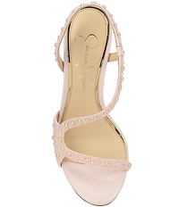 Jessica Simpson Jaycin Pearl Embellished Slingback Dress Sandals