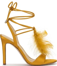 Jessica Simpson Jenzin Feather Lace Up Dress Sandals