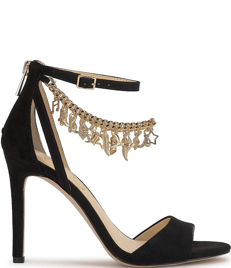 Jessica Simpson Jetser Chain Medallion Hardware Dress Sandals