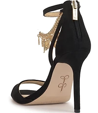 Jessica Simpson Jetser Chain Medallion Hardware Dress Sandals