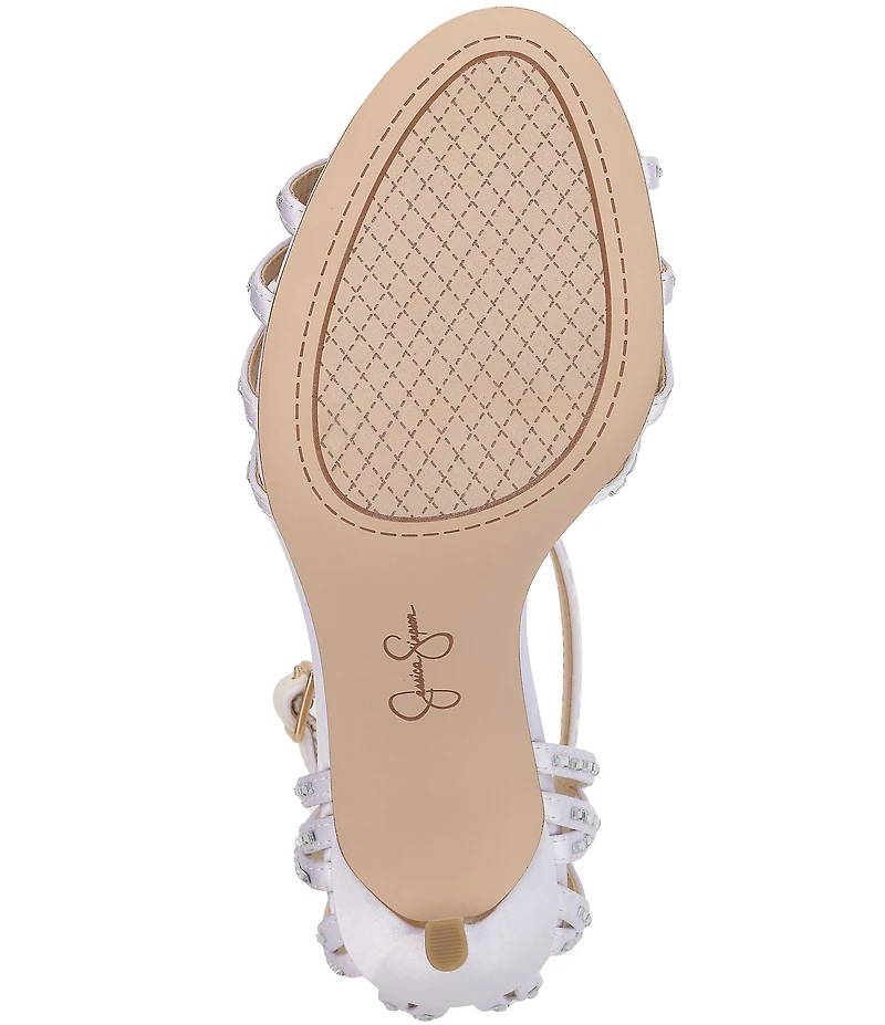 Jessica Simpson Jivira Embellished T-Strap Dress Sandals